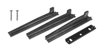 Bodenführung SN-Set (lang), schwarz, DIN R (rechts) 902661