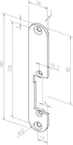 Illustration DIN gauche – DIN droite en miroir