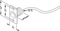 Technical drawing Conical contact model 10405.10 10405.10-----00