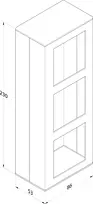 Technical drawing Housing for Model 1385EG3 1385EG3
