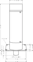 Dessin technique Verrou modèle 3841 3841