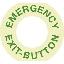 Plastic sign EMERGENCY-OPEN Model 2.1504-001
