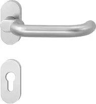 Image produit Garniture coupe-feu avec béquille/poignée anti-panique pour portes à profil étroit H6Z70
