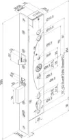 Image produit Serrure de sécurité avec béquille contrôlée 709X202RZX--G41