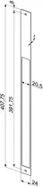 Technical drawing Distance plate Z65-34B35----01