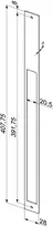Technical drawing Distance plate Z65-36B35----01