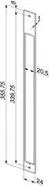 Technical drawing Distance plate Z65-31A35----01