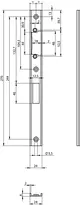 Product image U-shaped strike plate N6503 N6503