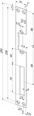 Flat strike plate -------18B35