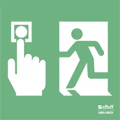 Plastic sign model 1386 HW