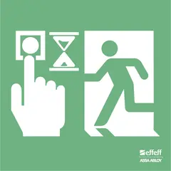 Plastic sign model 1386-HWT