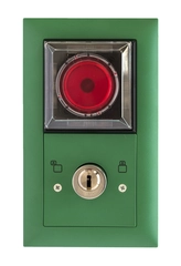 Feller Edizio escape route terminal, green