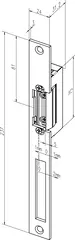 Flat strike plate -------23B35