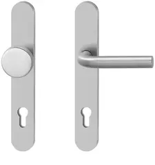Fire protection fitting for narrow style doors