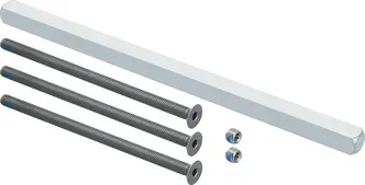 Mounting set wide style long plate