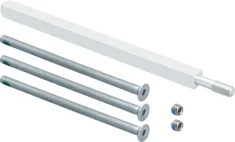 Mounting set wide style long plate
