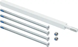 Mounting set round rose