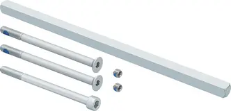 Mounting set narrow style long plate