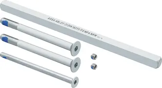 Mounting set wide style long plate