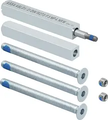 Mounting set wide style long plate