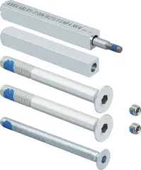Mounting set wide style long plate