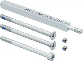 Mounting set narrow style long plate