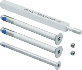 Mounting set wide style long plate