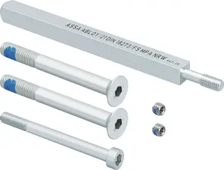 Mounting set narrow style long plate