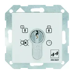 Flush-mounted key switch