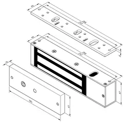 Maxi-ventouses doubles 2 x 5000 N