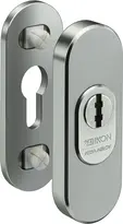Rosace de protection ovale avec cache pour cylindre