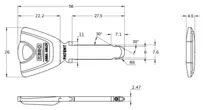 Technische Zeichnung Farbkappenschlüssel CH_KESO__0.E01_neu_ch