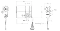 Technical drawing Half cylinder CH_KESO__1.43E_neu_ch
