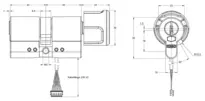 Technical drawing Thumbturn cylinder CH_KESO__1.53G_neu_ch
