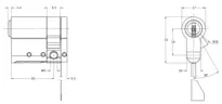 Technical drawing Integra half cylinder CH_KESO__1.A3E_neu_ch