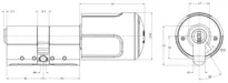Technical drawing Integra thumbturn cylinder CH_KESO__1.A3H_neu_ch