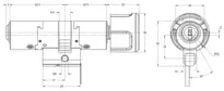 Technical drawing Integra rotary knob cylinder CH_KESO__1.G3N_neu_ch