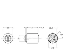 Technische Zeichnung Aufbauzylinder CH_KESO__3.008_neu_ch