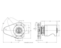 Technische Zeichnung Zylindergriffverschluss CH_KESO__4.J14.21_neu_ch