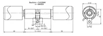 Technical drawing Integra double cylinder CH_KESO_E1.06__neu_ch