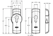 Technical drawing Article Set - Offline electronics Integra CH_KESO_EG.720,_neu_ch