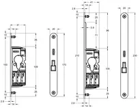 Technical drawing Article Set - Offline electronics Integra CH_KESO_EG.722,_neu_ch