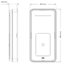 Technische Zeichnung SMARTair i-wall updater CH_KESO_i_wall_updater