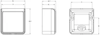 Dessin technique Lecteur Integra CH_KESO_K.610_AP_neu_ch