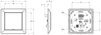 Dessin technique Lecteur Integra CH_KESO_K.61_Jung_neu_ch