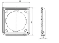Dessin technique Lecteur KEK i-reader CH_KESO_K.570,_neu_ch
