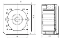 Dessin technique Lecteur KEK i-reader CH_KESO_K.571,_neu_ch