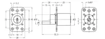 Dessin technique Cylindre de fermeture eCLIQ CH_N3.035