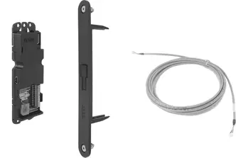 Electronics in the face plate for power