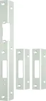 Striking plate with electric strike cutout mFlipLock basic